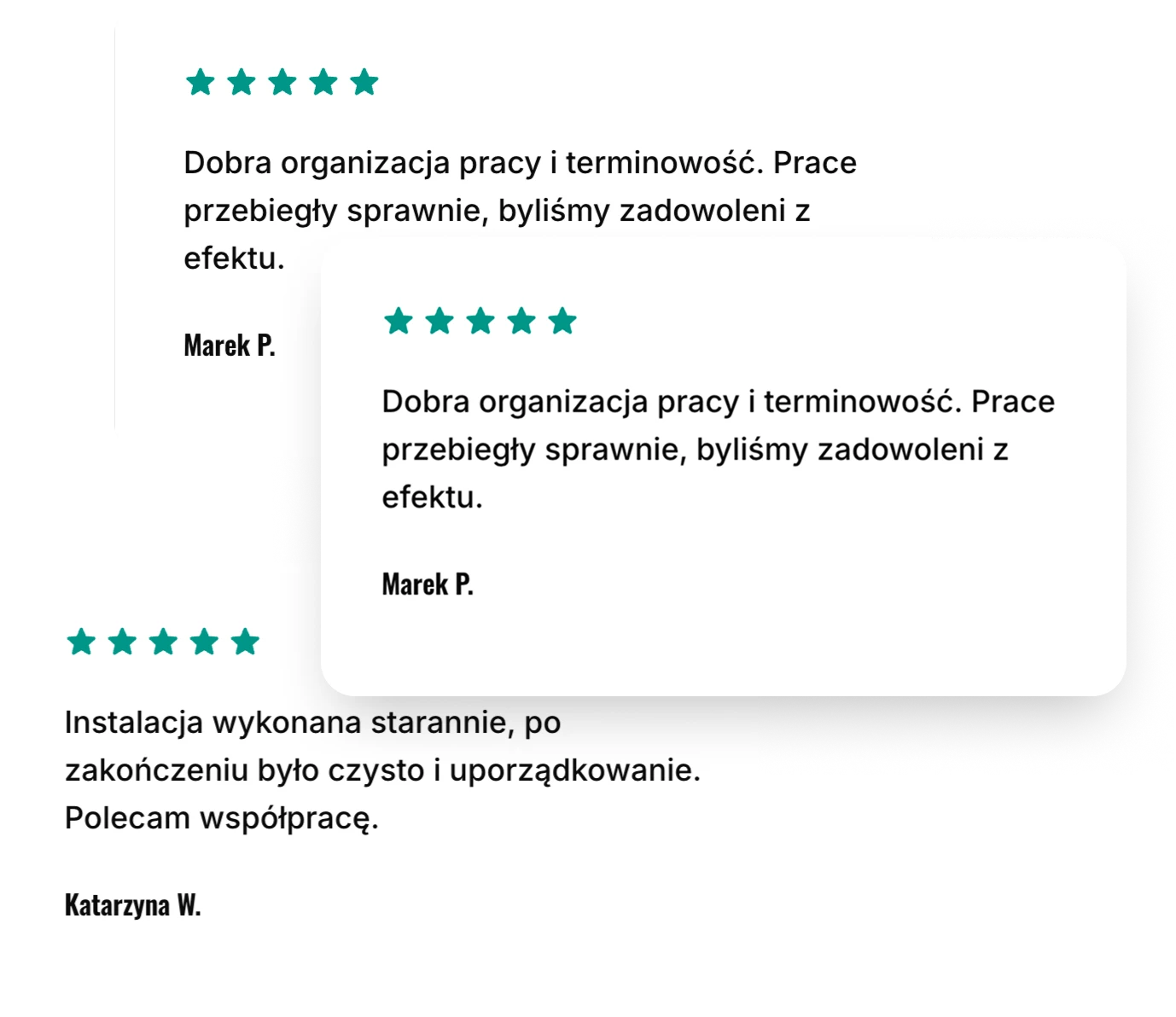 Buduj zaufanie opiniami klientów
